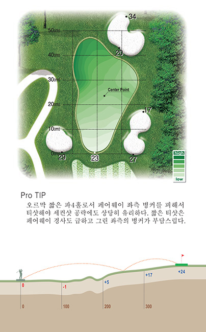 3홀 green 및 proTip