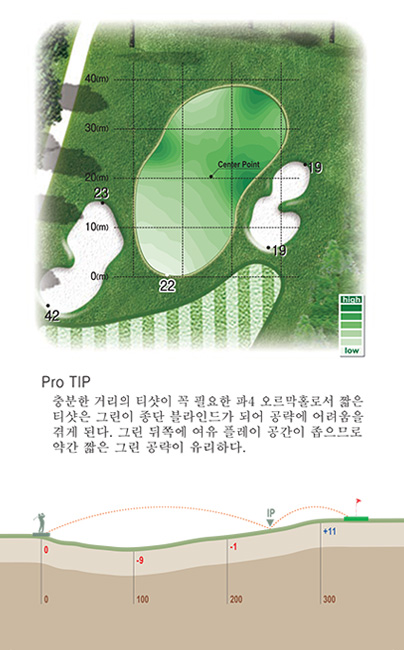 9홀 green 및 proTip