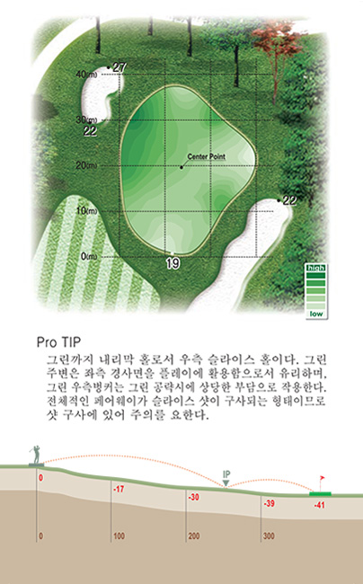 6홀 green 및 proTip